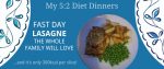5:2 Diet Lasagne Recipe (300kcal per serving)